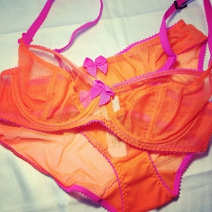 orange panties